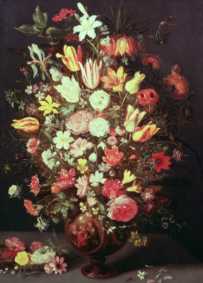 Flowers in a Vase by Phillipe de Marlier